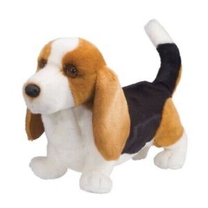 Douglas Harold the Basset Hound Plush Dog Realistic Stuffed Animal Soft Toy 16”